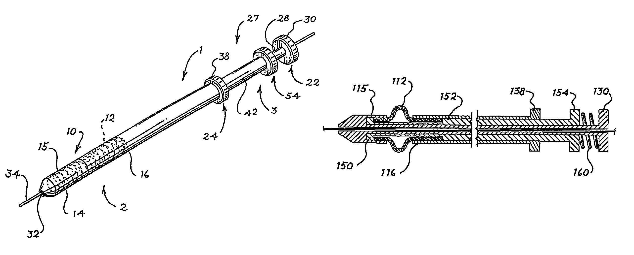 Split sheath deployment system