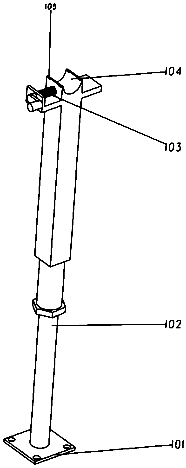 Impact wearing comfort level test system for skin of limb