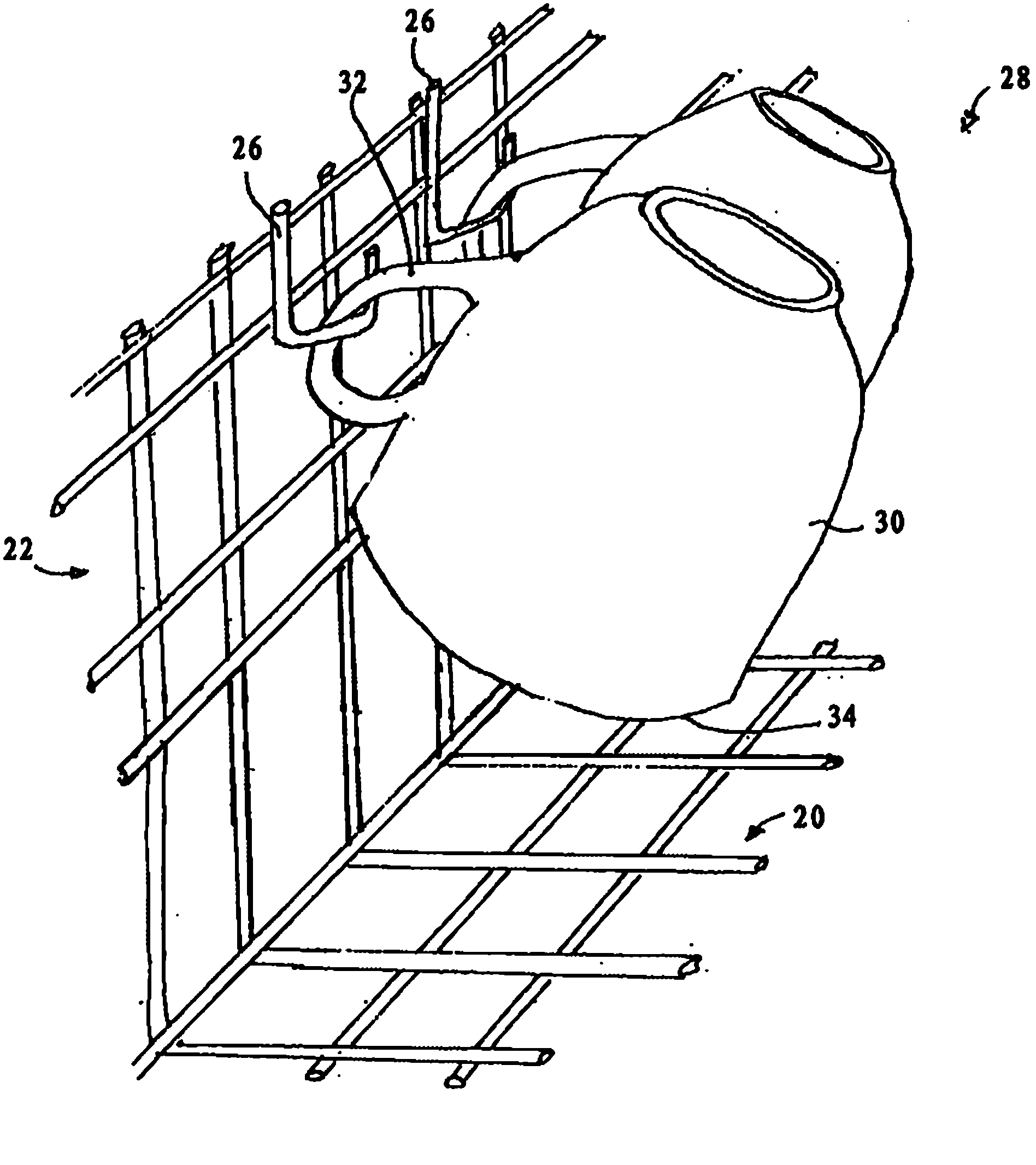 Dishwasher basket with cup support