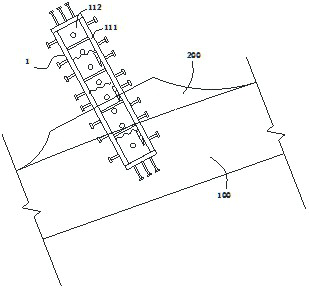 Arch bridge flexible hinge device and arch bridge