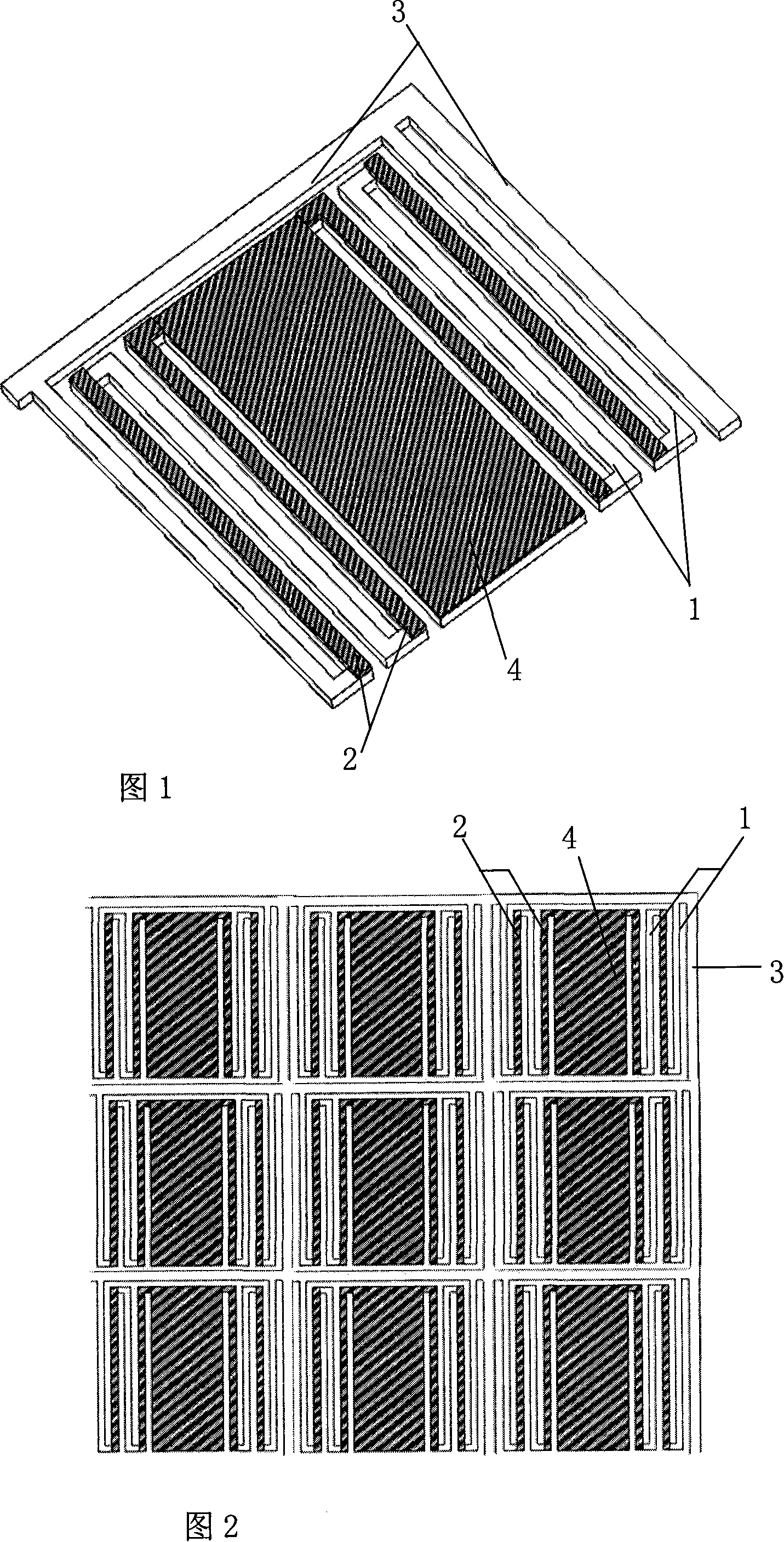 Enhanced type infrared absorption plate for optical read-out heat type infrared image sensor and preparation method thereof