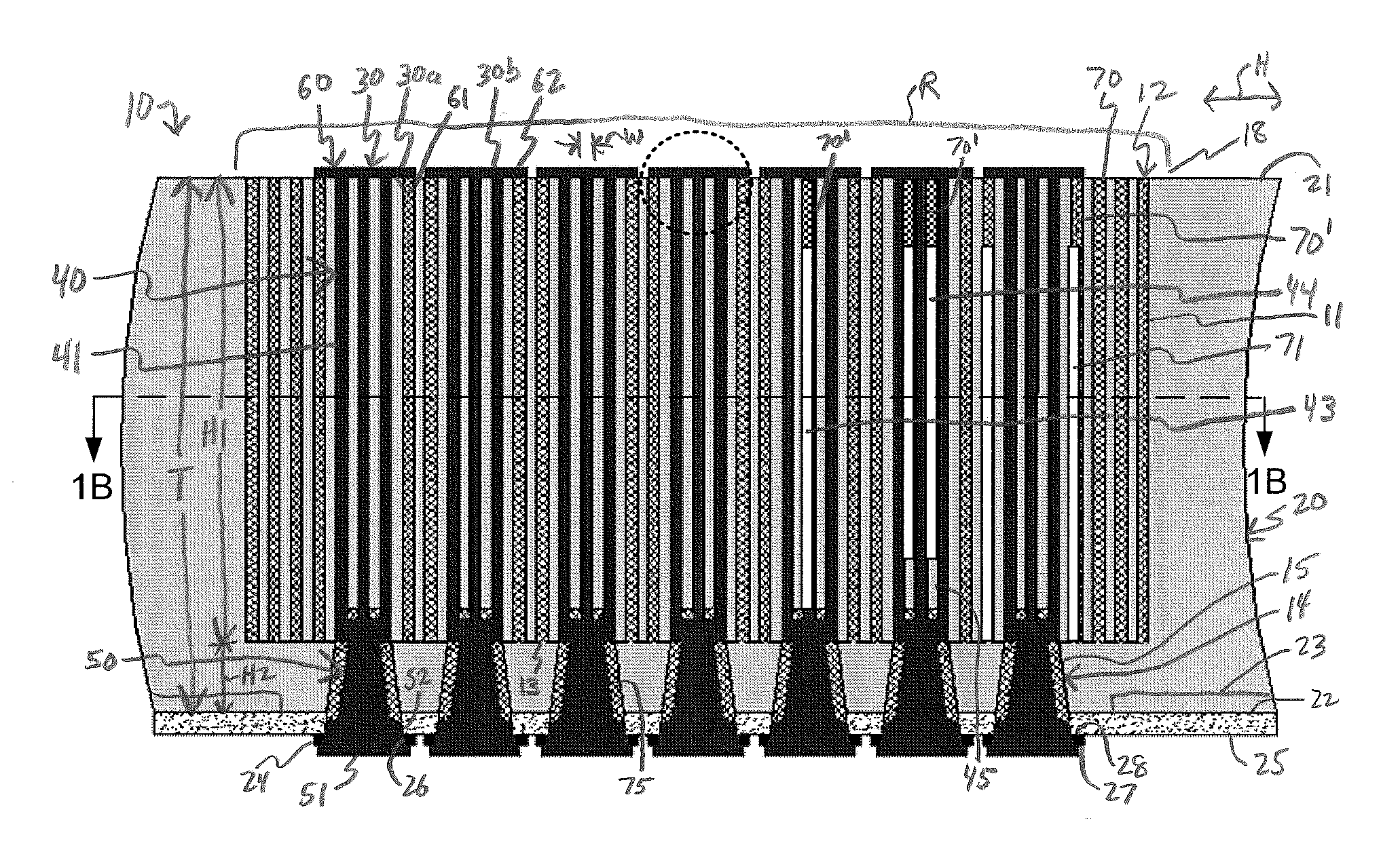 Vias in porous substrates