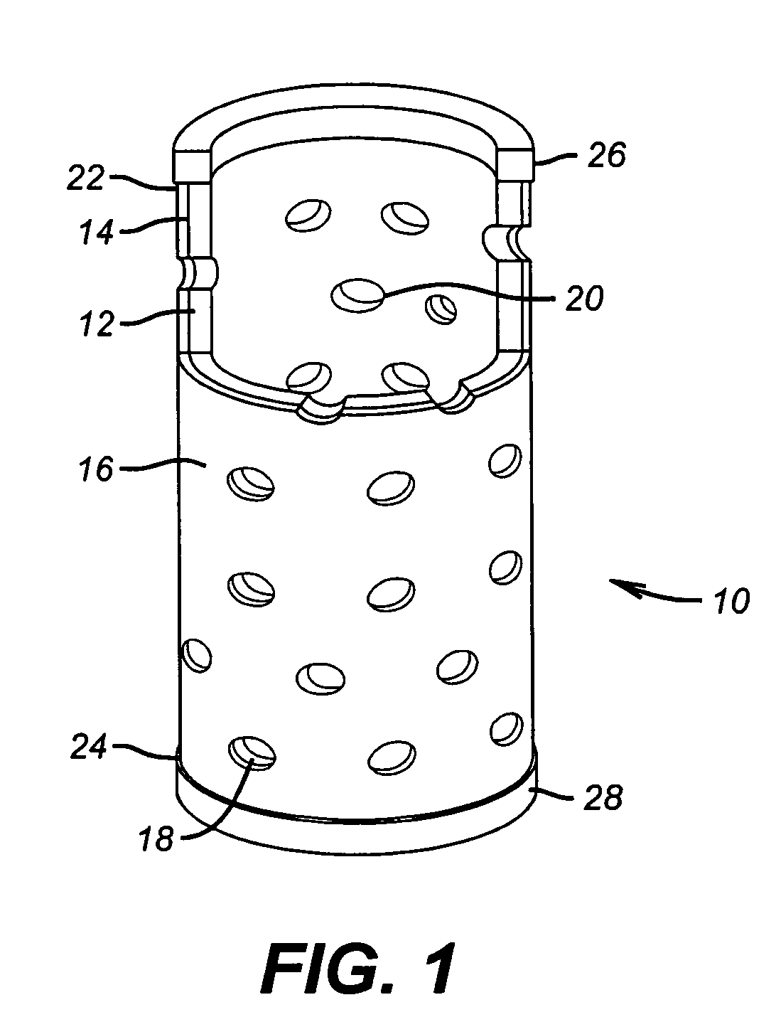 Self-conforming screen