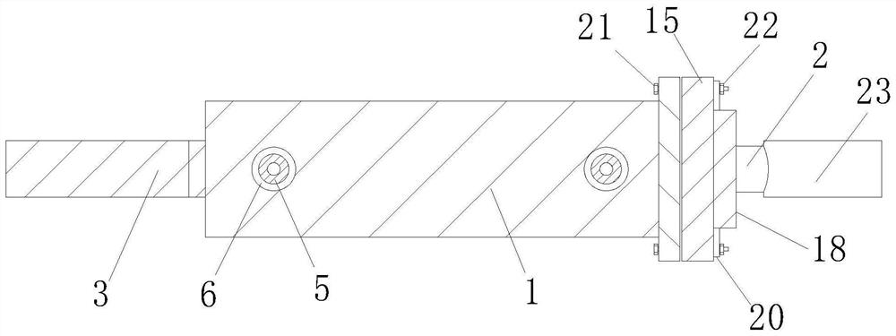 Hydraulic oil cylinder assembly