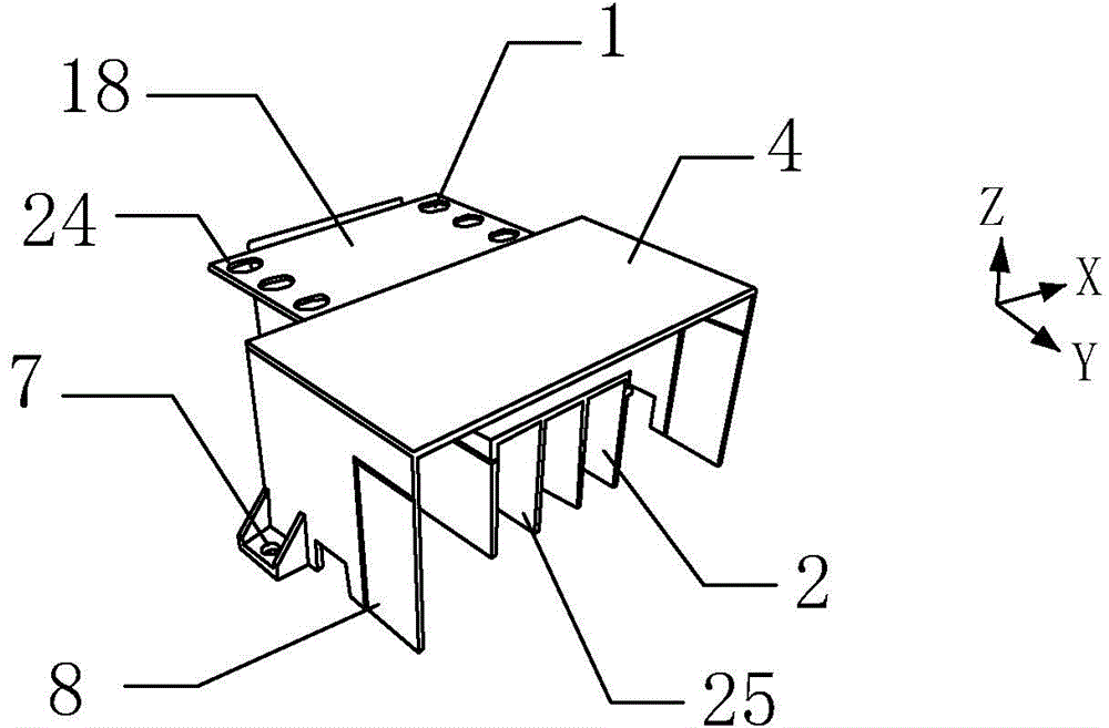 MCB (micro circuit breaker) mounting base