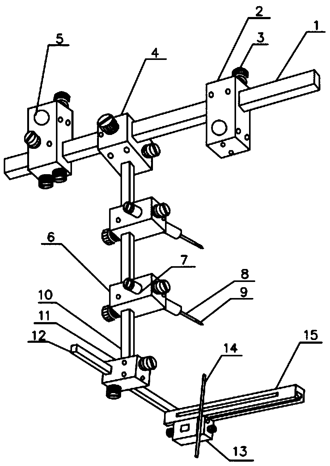 Combined double-node dislocation-minimally invasive retrograde acetabular posterior column screw positioning sight