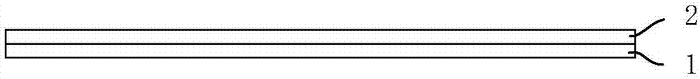 Mobile phone protection film, film pasting device and film pasting method