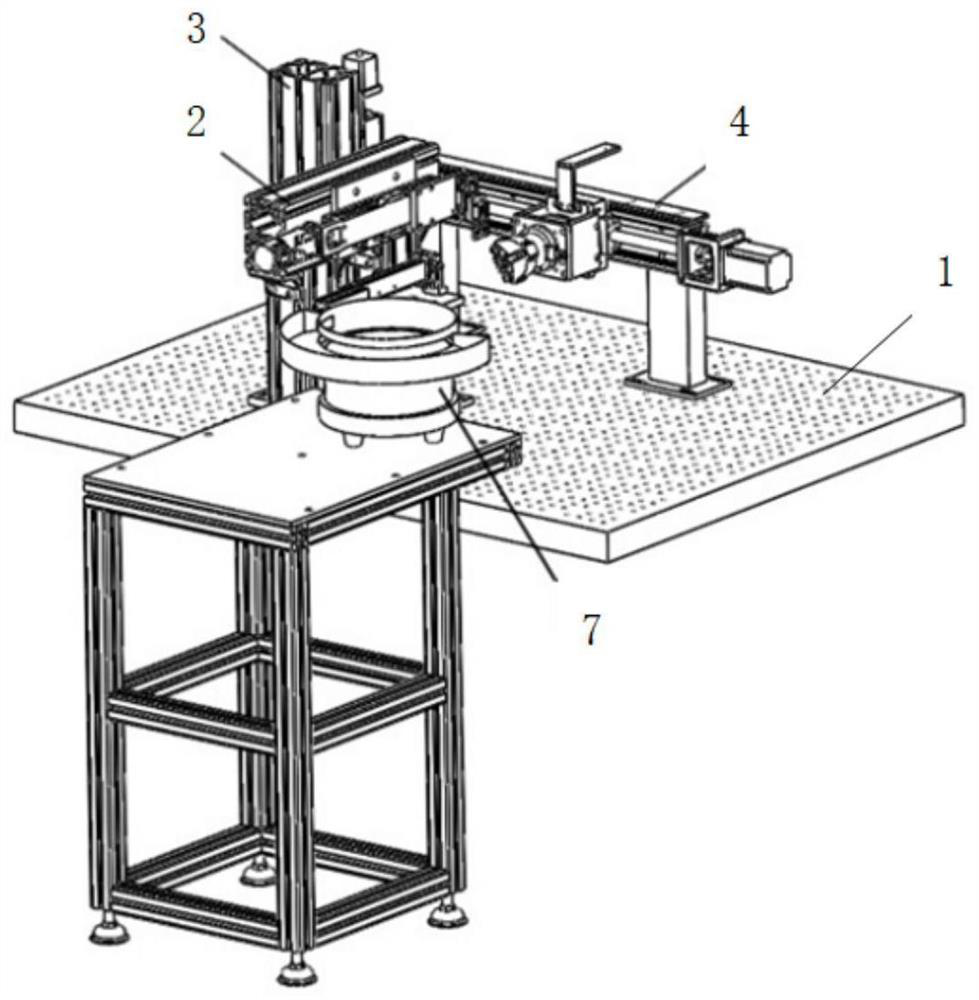 Numerical control tool assembly system based on motion control