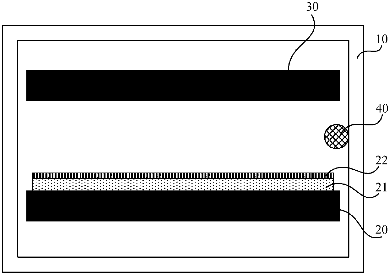 Vacuum drying cavity and vacuum drying device