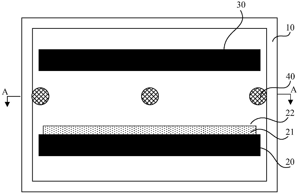 Vacuum drying cavity and vacuum drying device