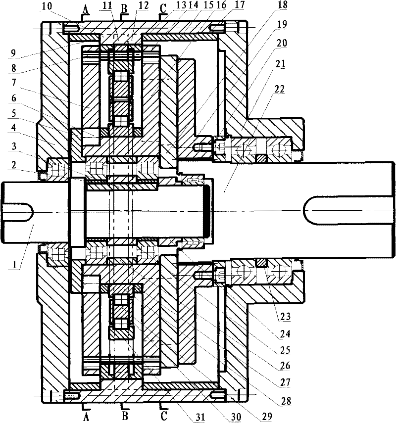 Roller transmission device