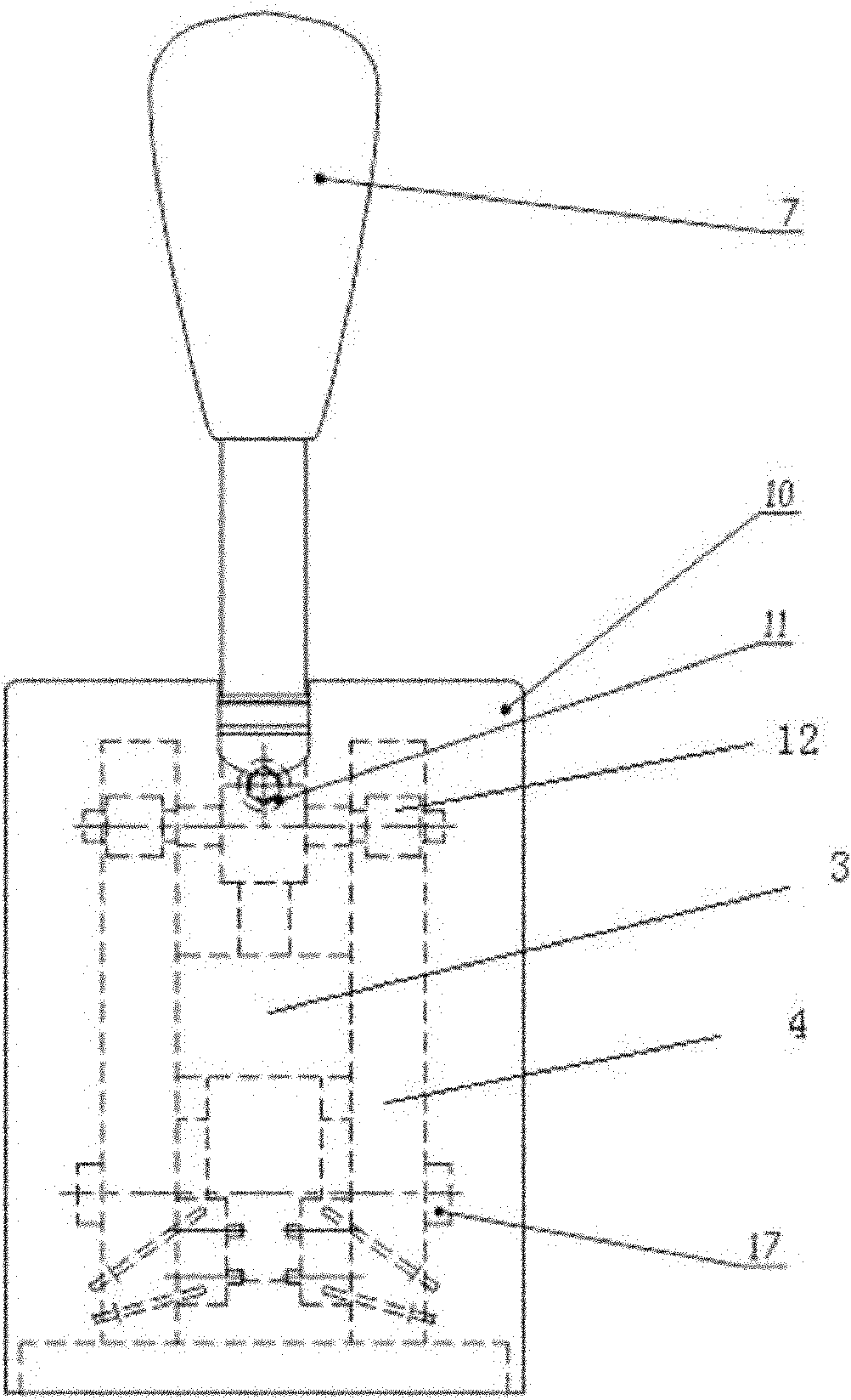 Self-limiting electronic gear shifter