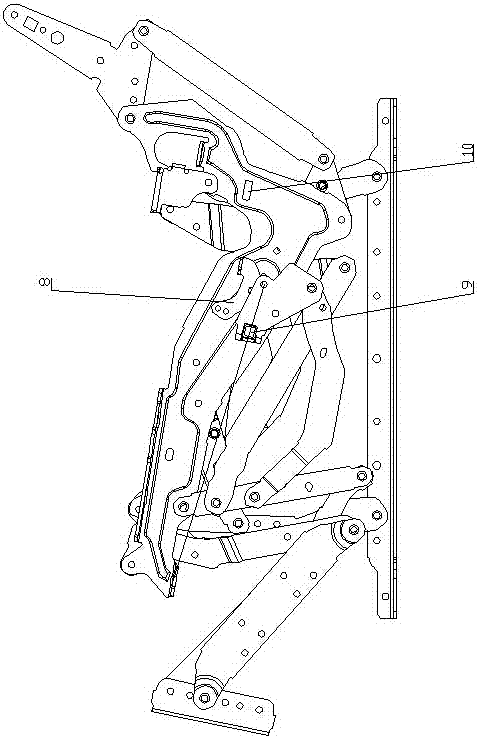 An automatic recovery device for movable sofa legs