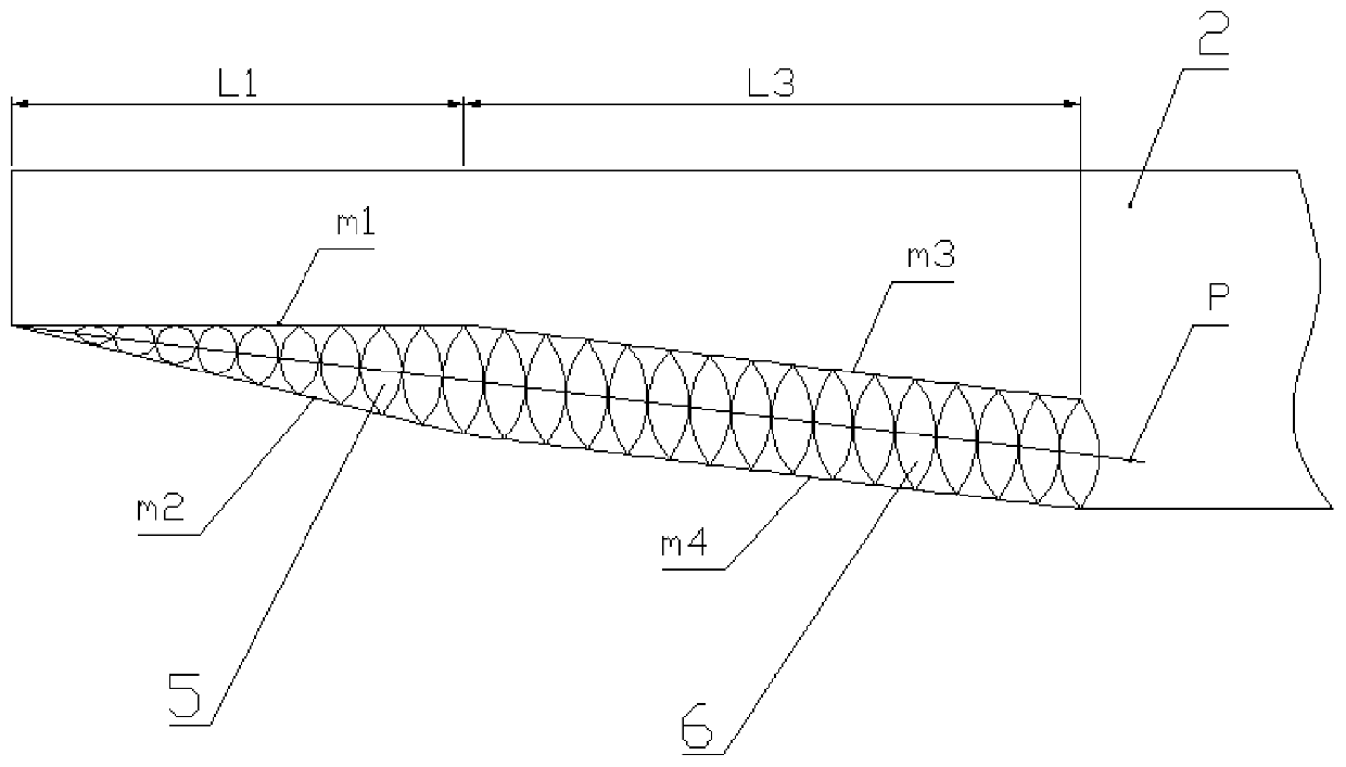 An oil pipe threaded connection structure