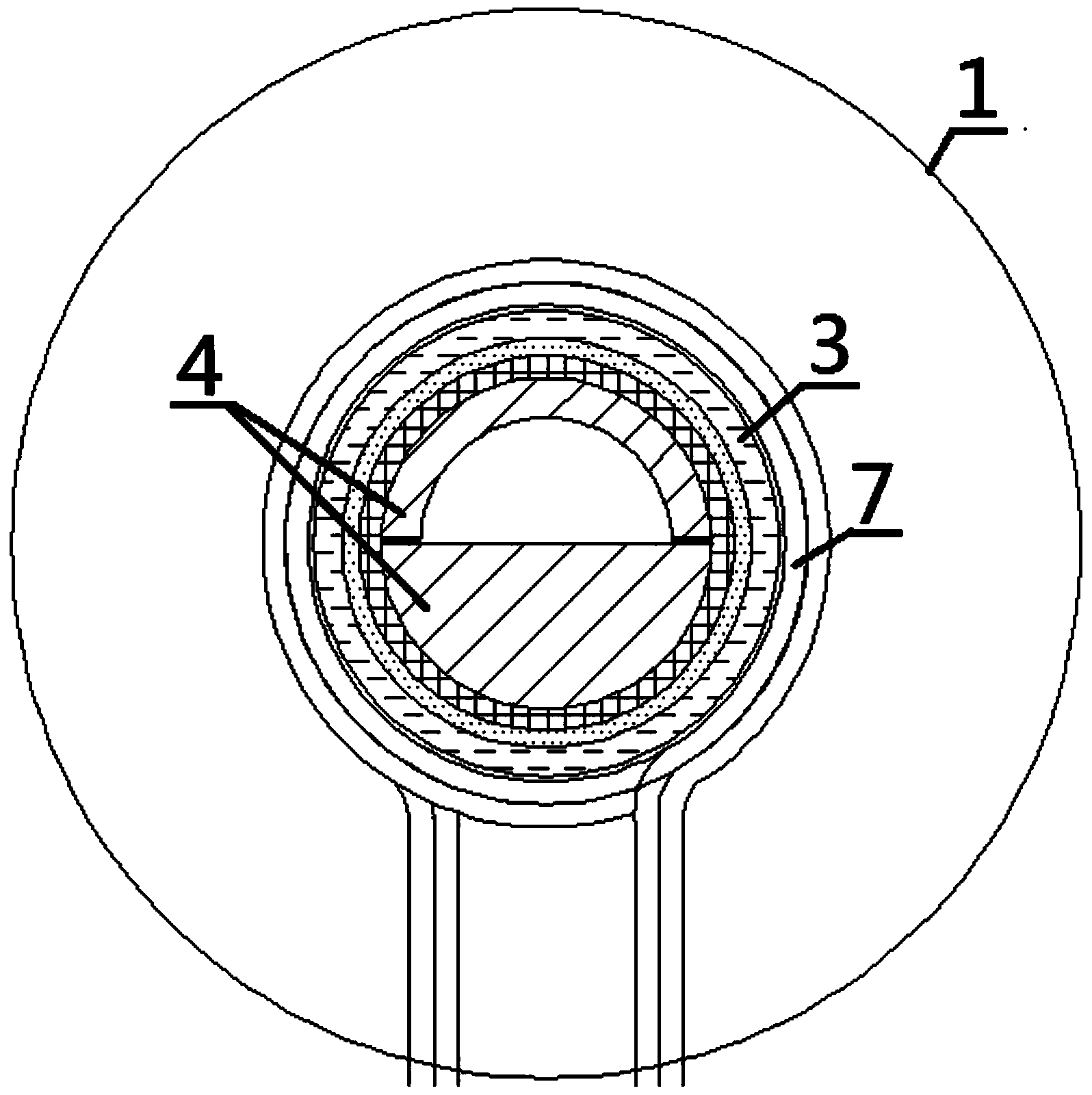 Electromagnetic type fused salt evaporating method