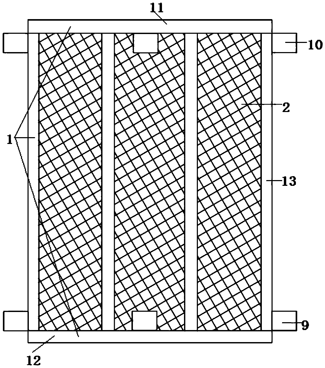 Breeding device and method high in feed utilization rate