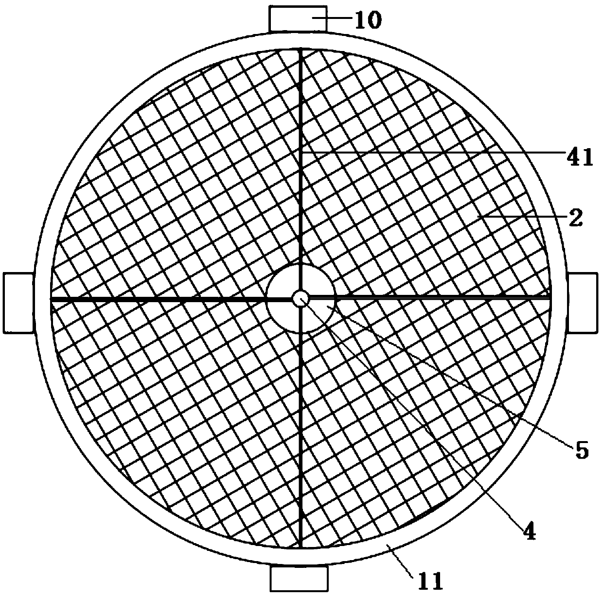 Breeding device and method high in feed utilization rate