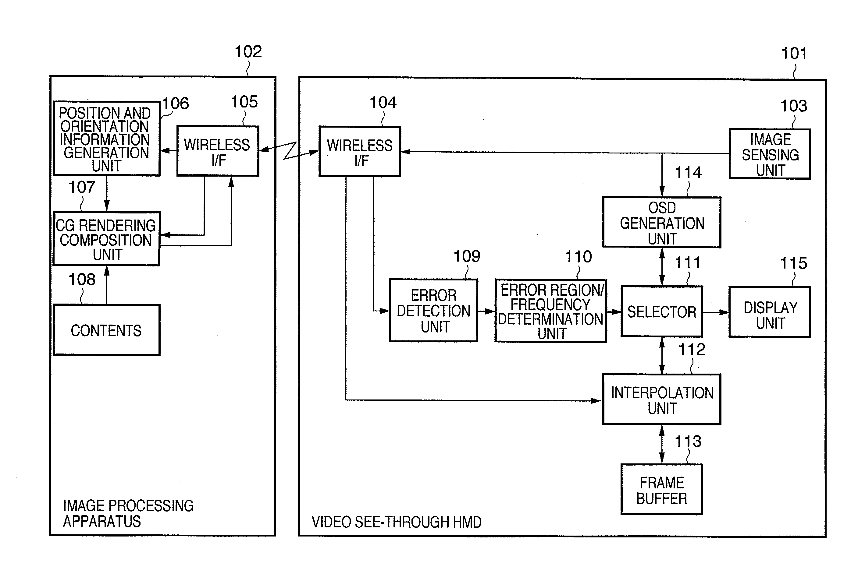 Head mounted display, display, and control method thereof