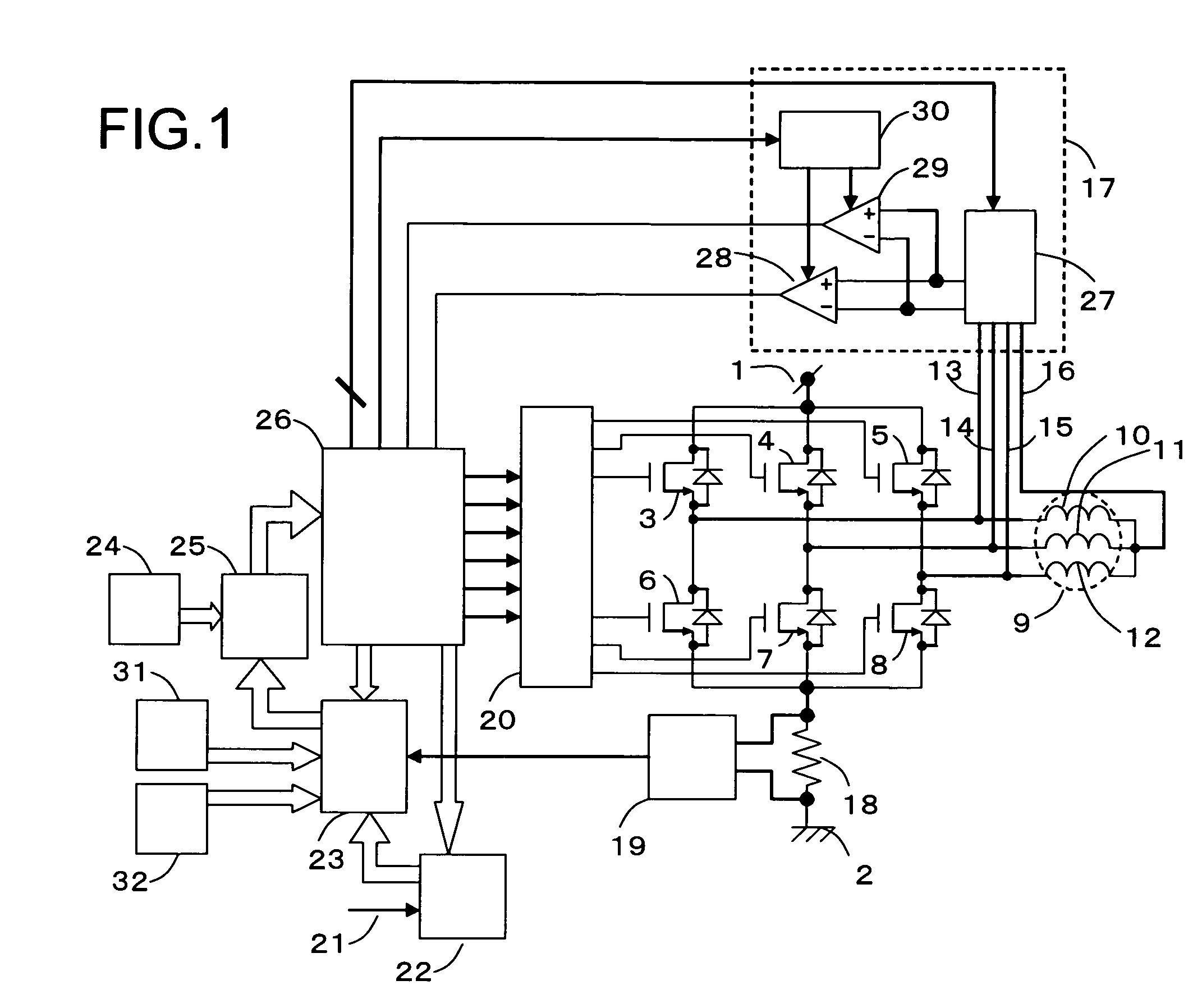 Motor driving device and motor driving method