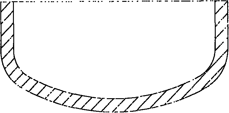 Simple forming process of seal head for titanium alloy cylinder