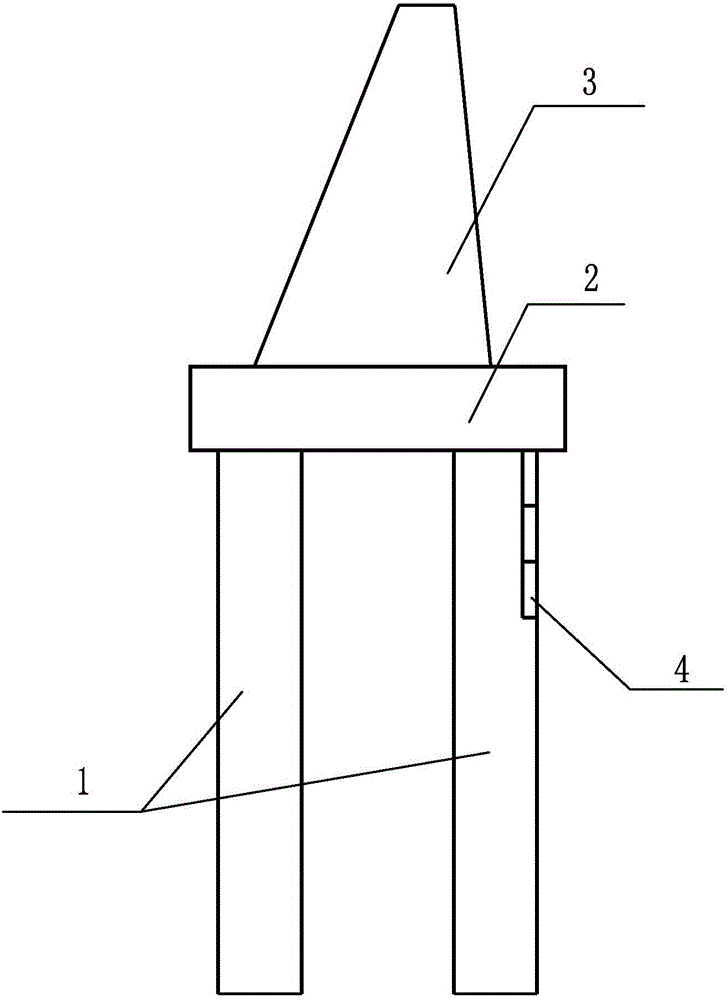 Composite type supporting and retaining structure and construction method adopting supporting and retaining structure