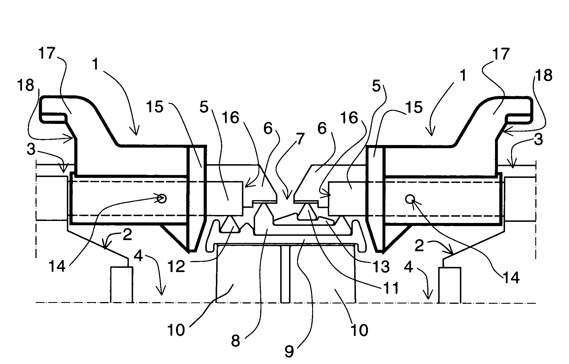 Transfer and insulation device for electrolysis