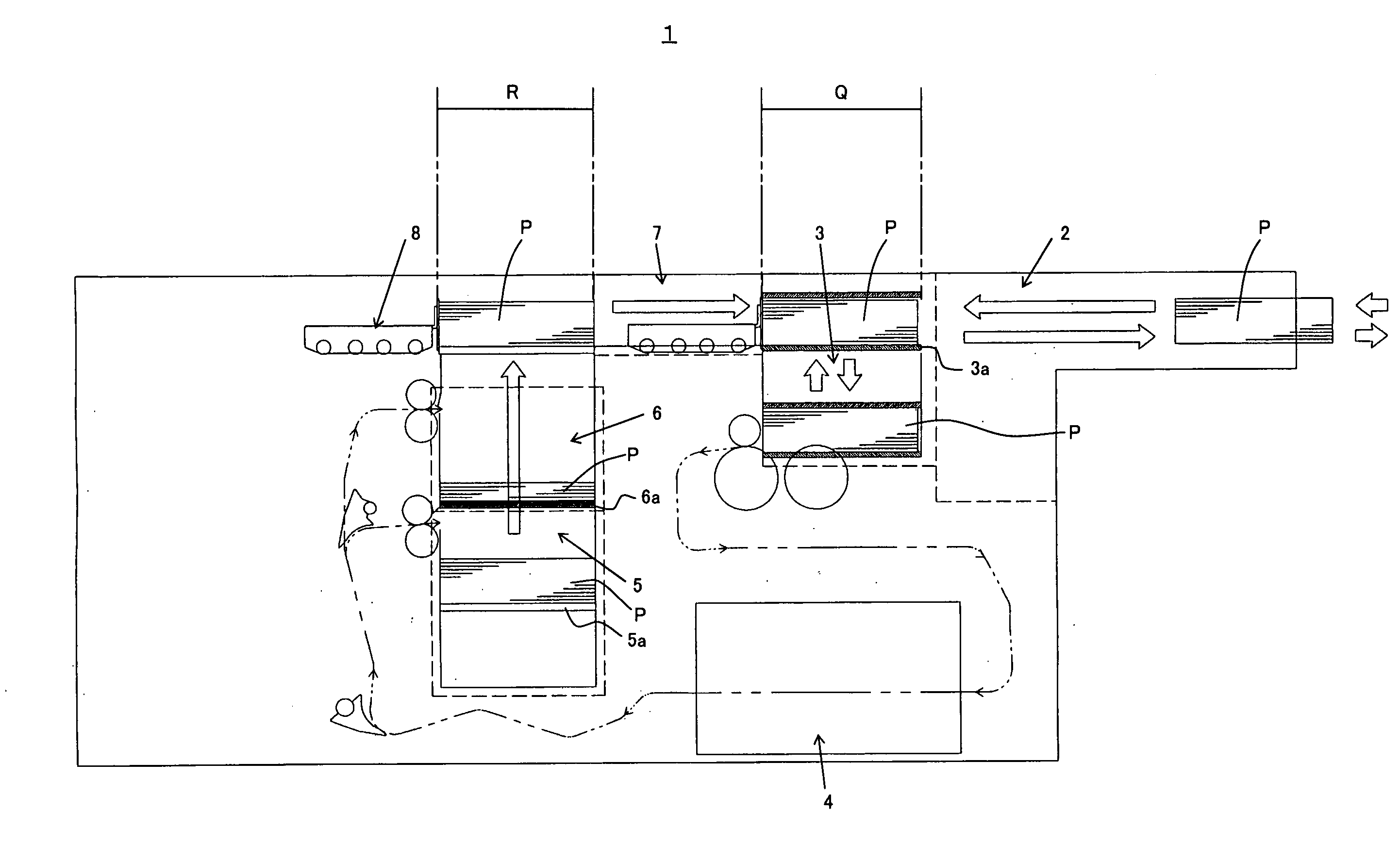 Bundle transport apparatus for paper sheet materials and handling apparatus for the same