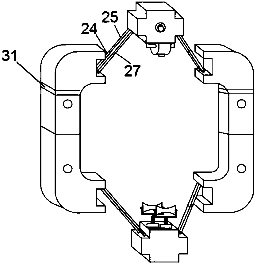 Automatic testing device for insulation performance of power transmission line