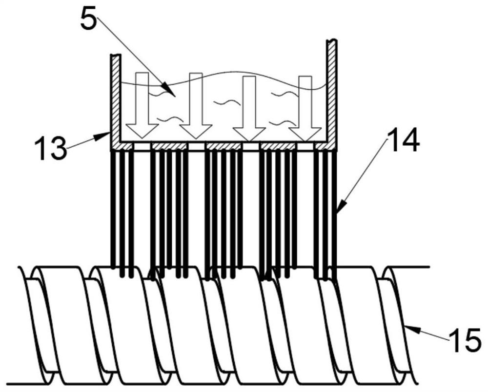 Brush-assisted ball screw force rheological polishing method