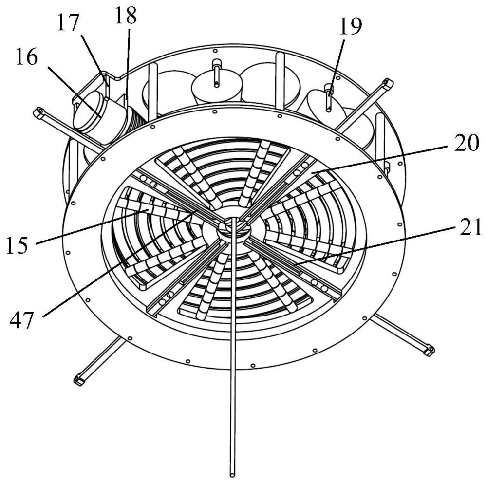 Multidirectional synchronous telescopic and vertical lifting composite motion driving device