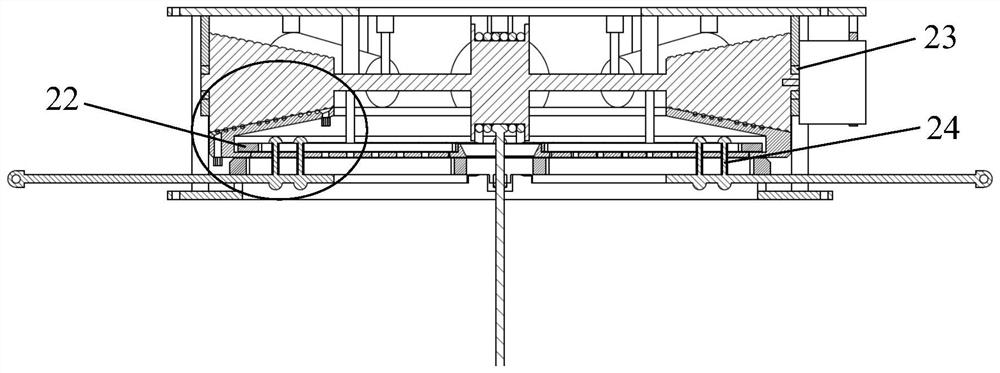 Multidirectional synchronous telescopic and vertical lifting composite motion driving device