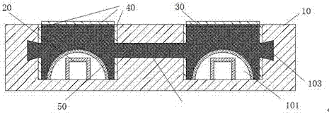 LED package device and packaging method thereof