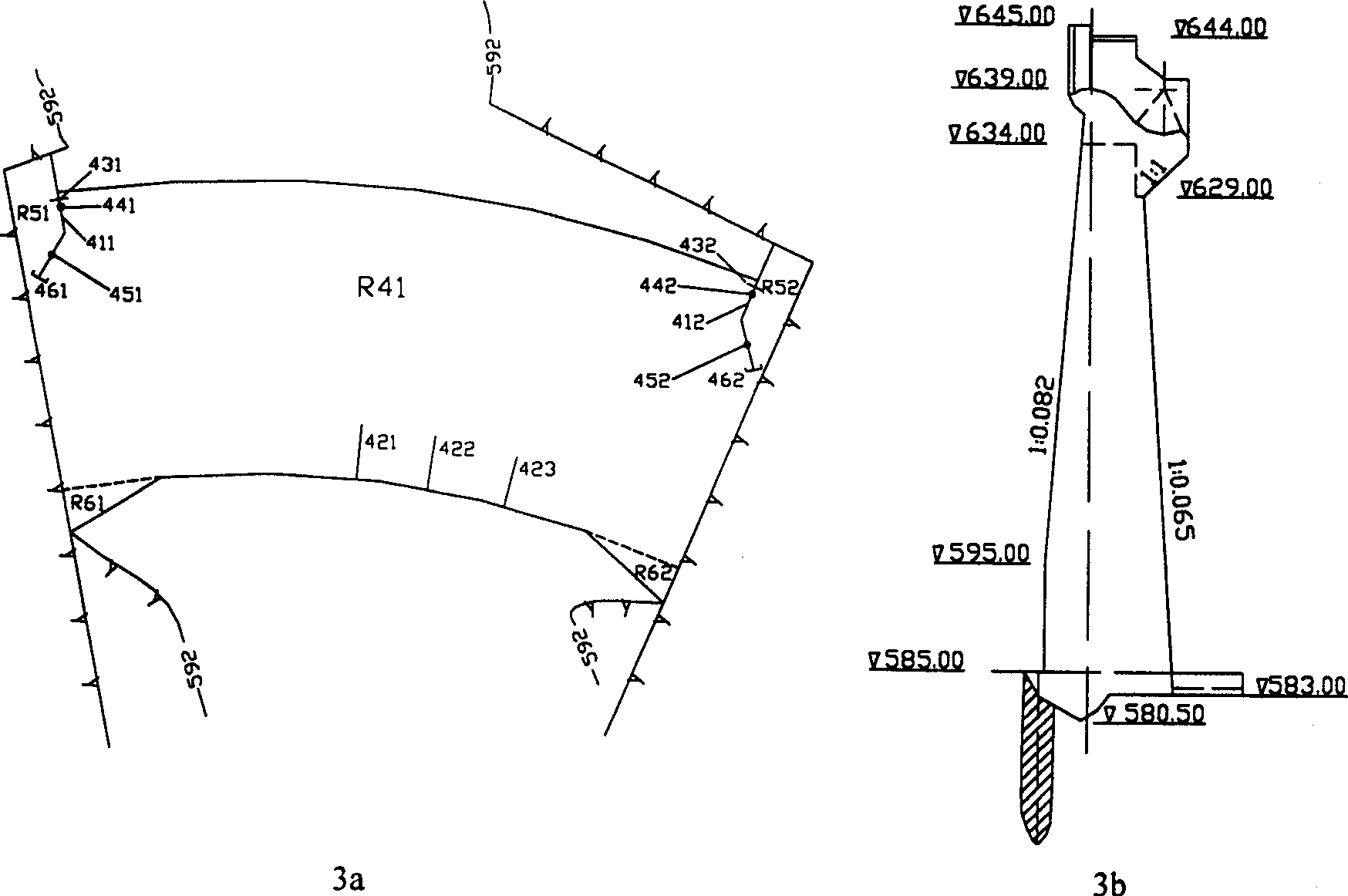 Artificial short seam structure of rolled concrete arch dam