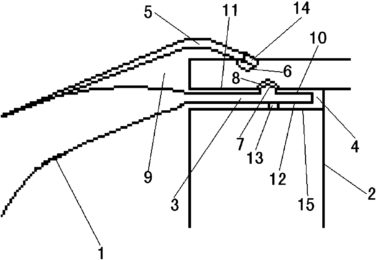 A car bumper for new energy vehicles