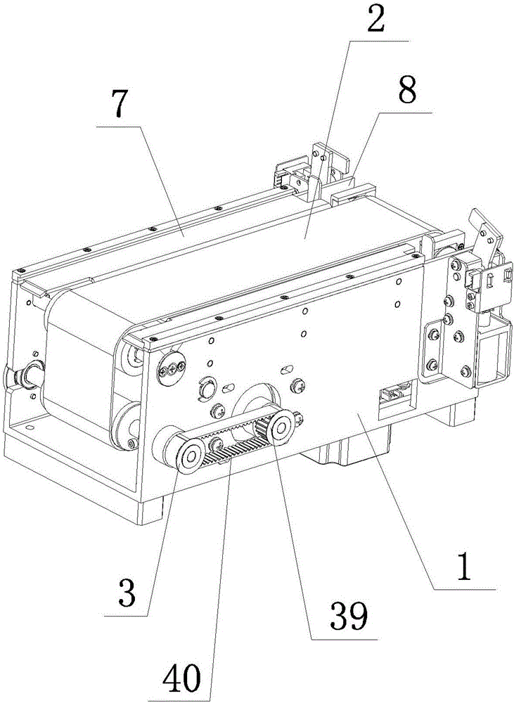 Rail conveying system for biochemical analyzer