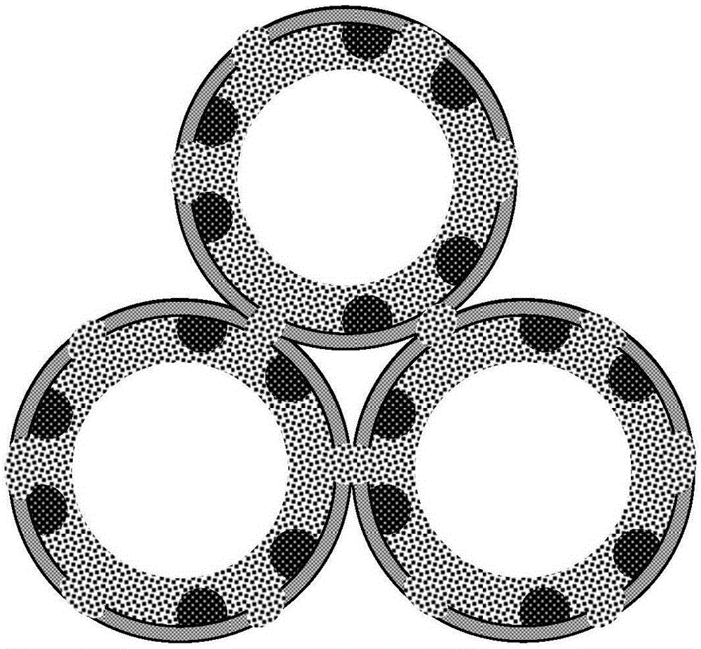 Ammonium perchlorate embedded carbon/metallic oxide composite catalyst, and preparation method thereof