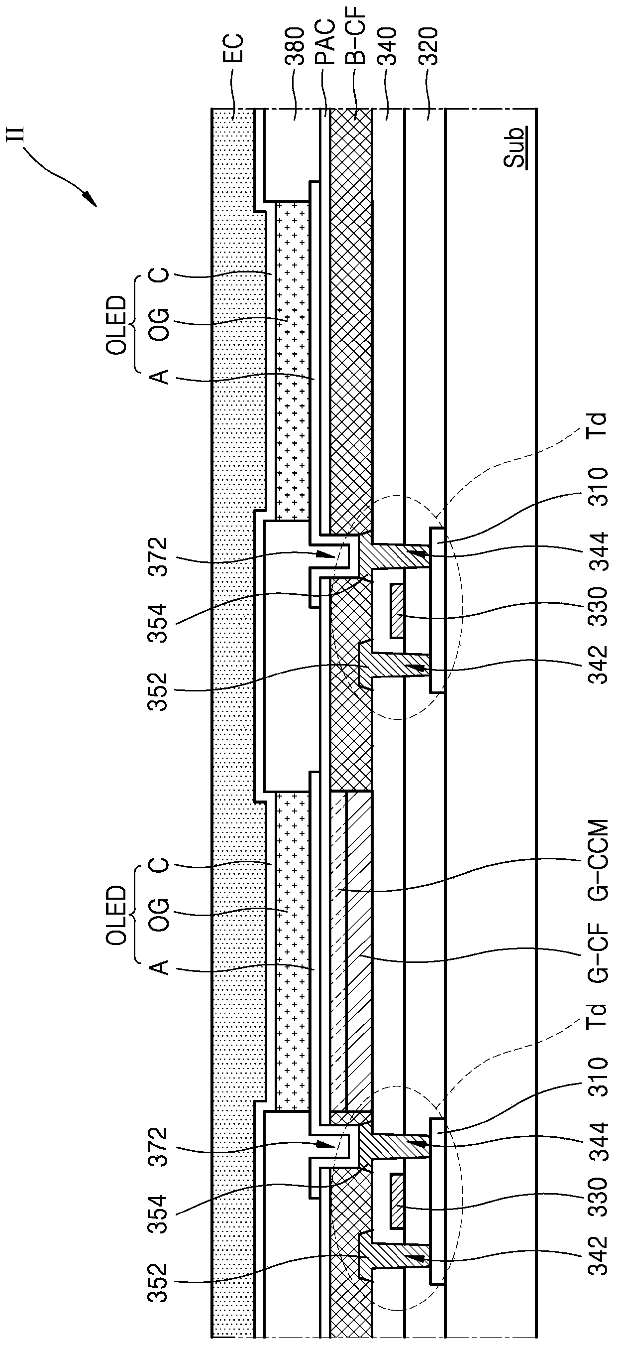 Self-light emitting display device