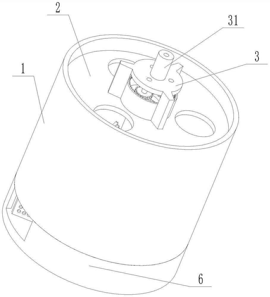 Rapid raw material mixing and stirring device and operation method thereof