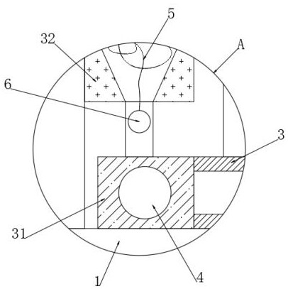 Water blowing and drying device for rubber tube after static pressure detection