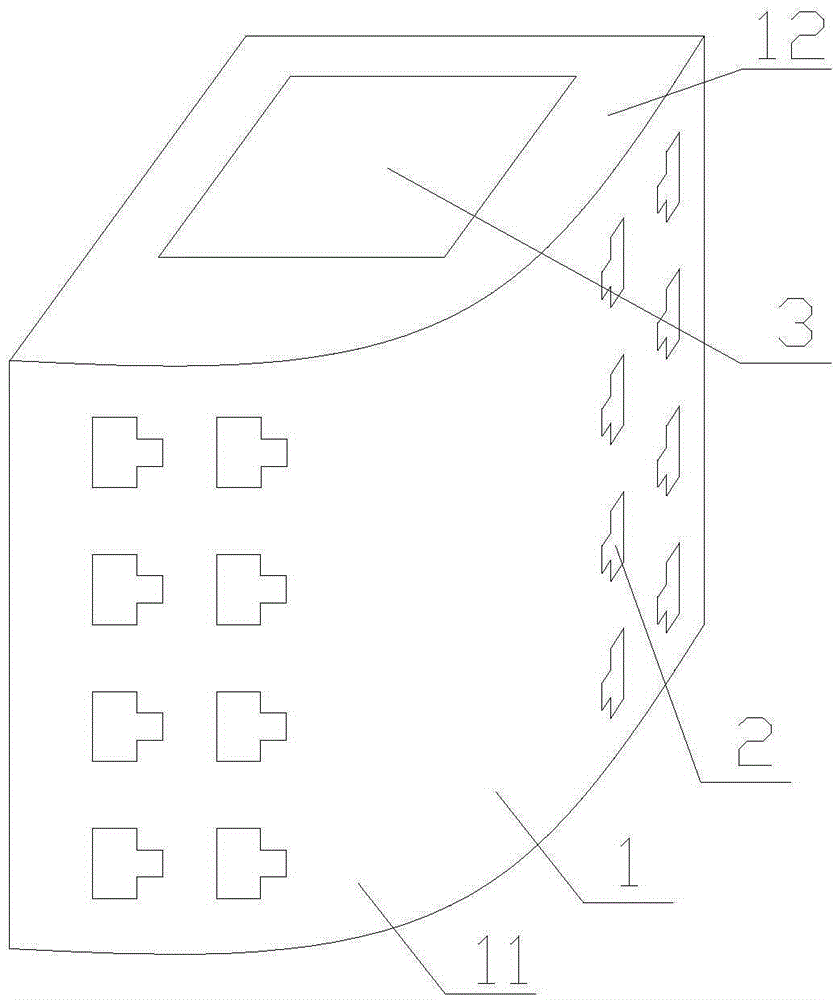 Adsorption router placed at wall corner