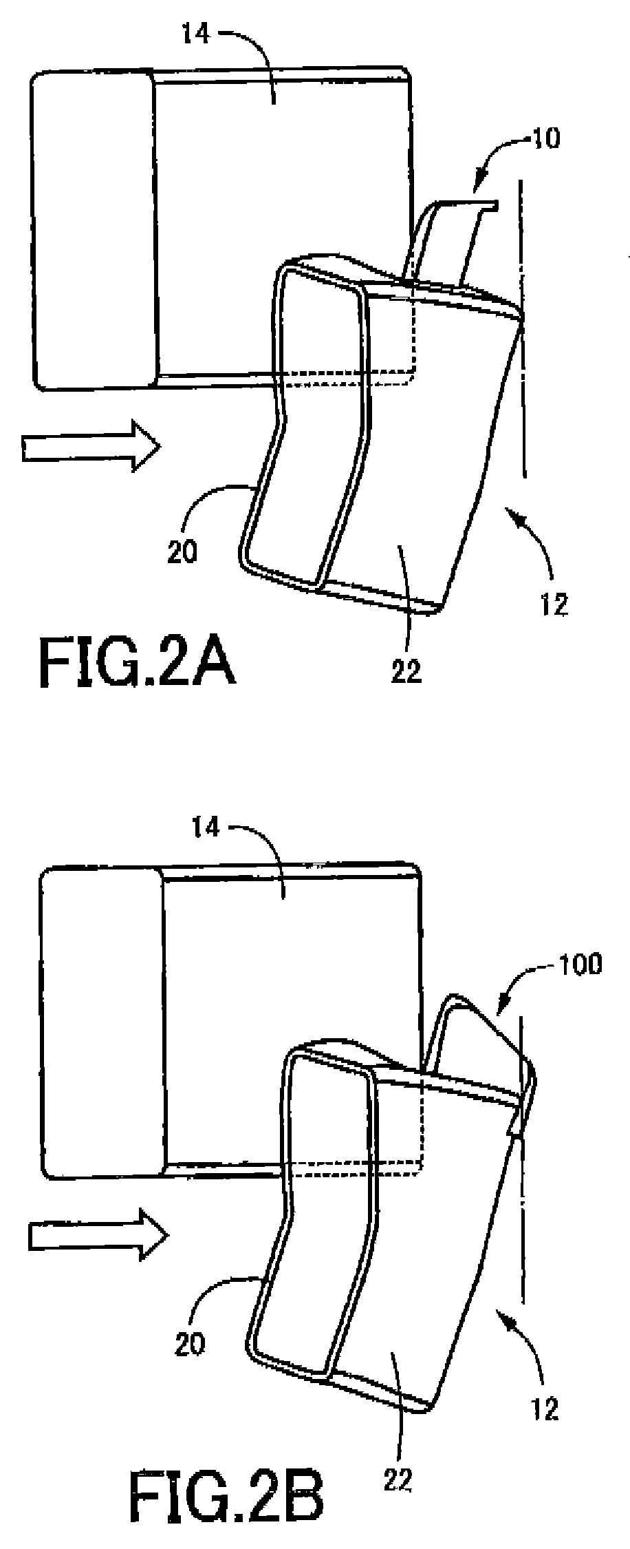 Underrun prevention member for vehicle bumper beam