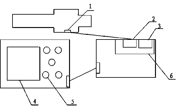 Wireless temperature measuring device