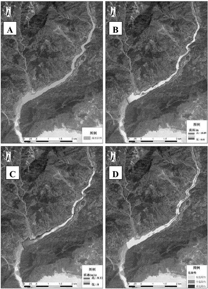 Mud-rock flow disaster dangerous case dynamic early warning method and refinement classification monitoring early warning method