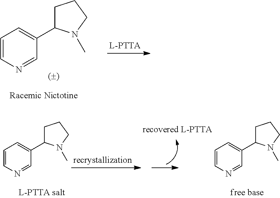 Synthesis and resolution of nicotine