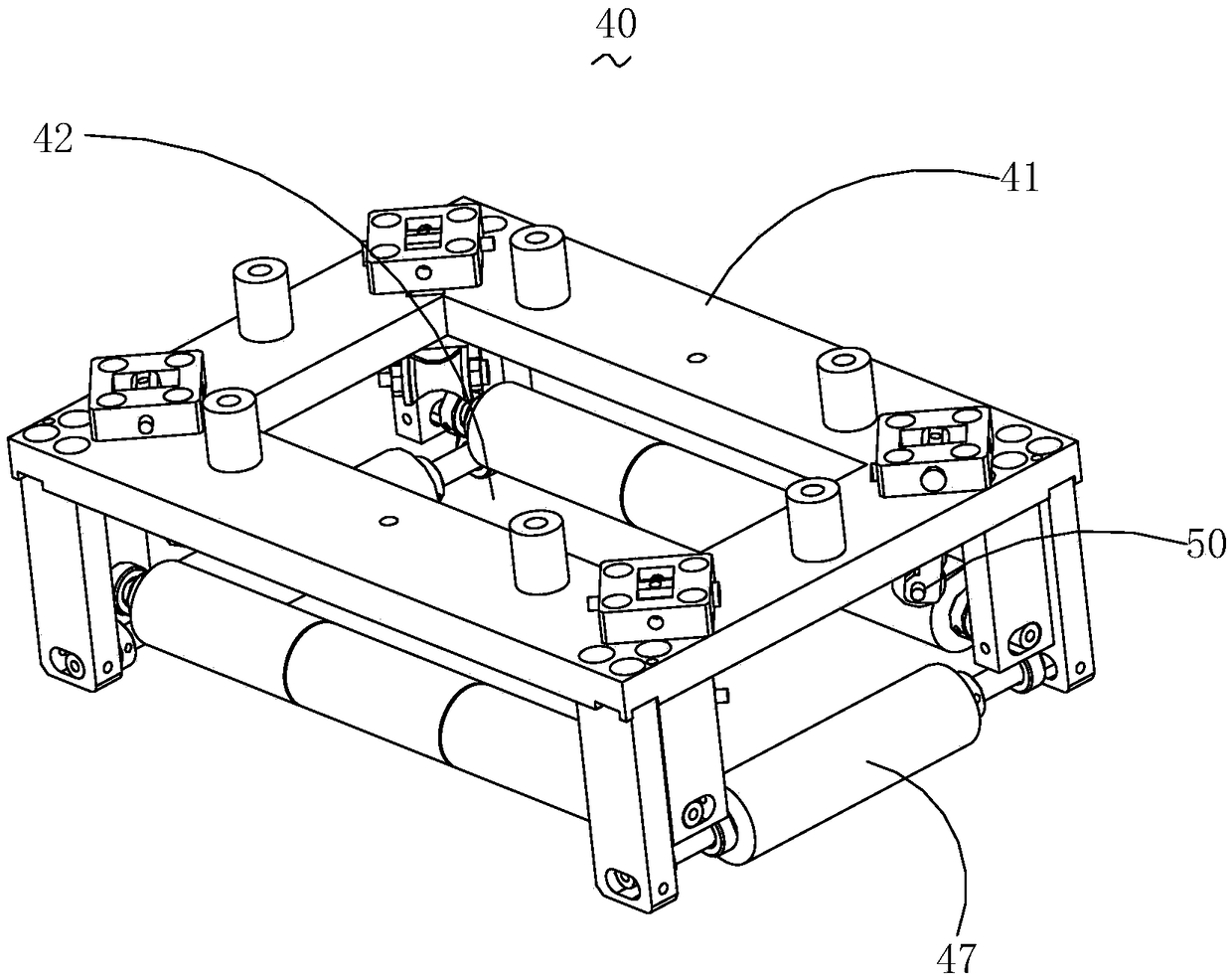 Automatic film wrapping device