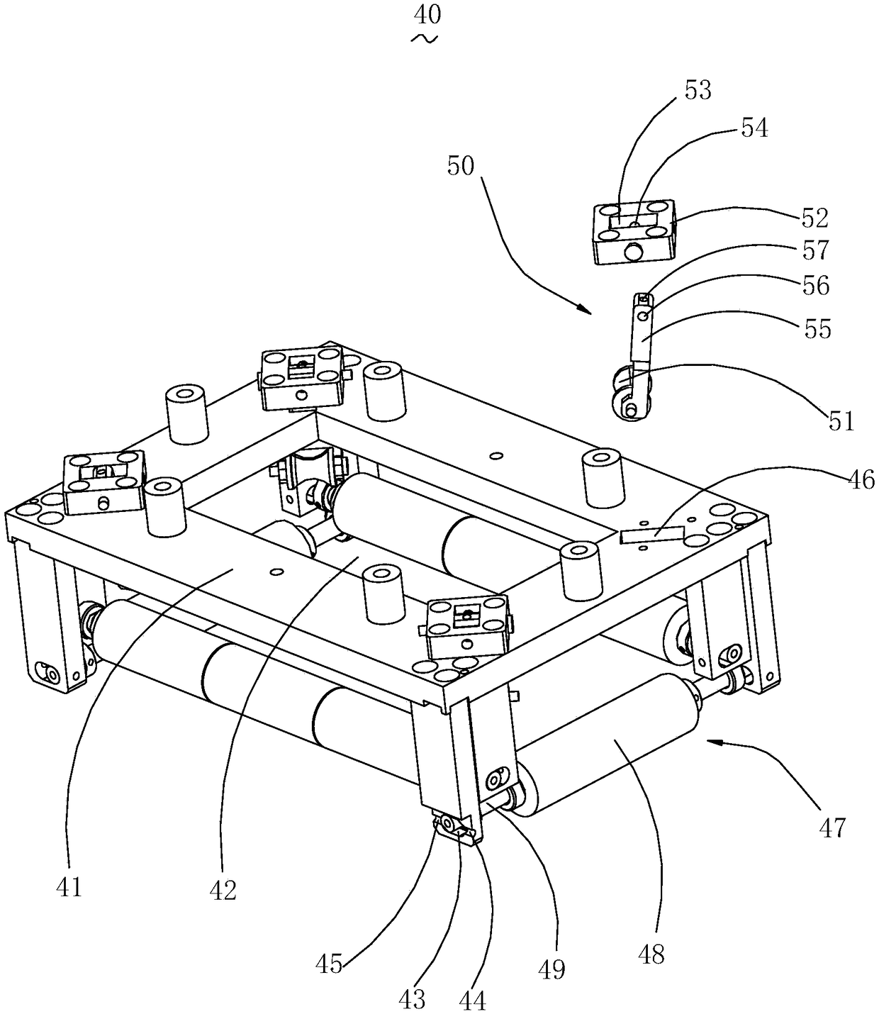 Automatic film wrapping device