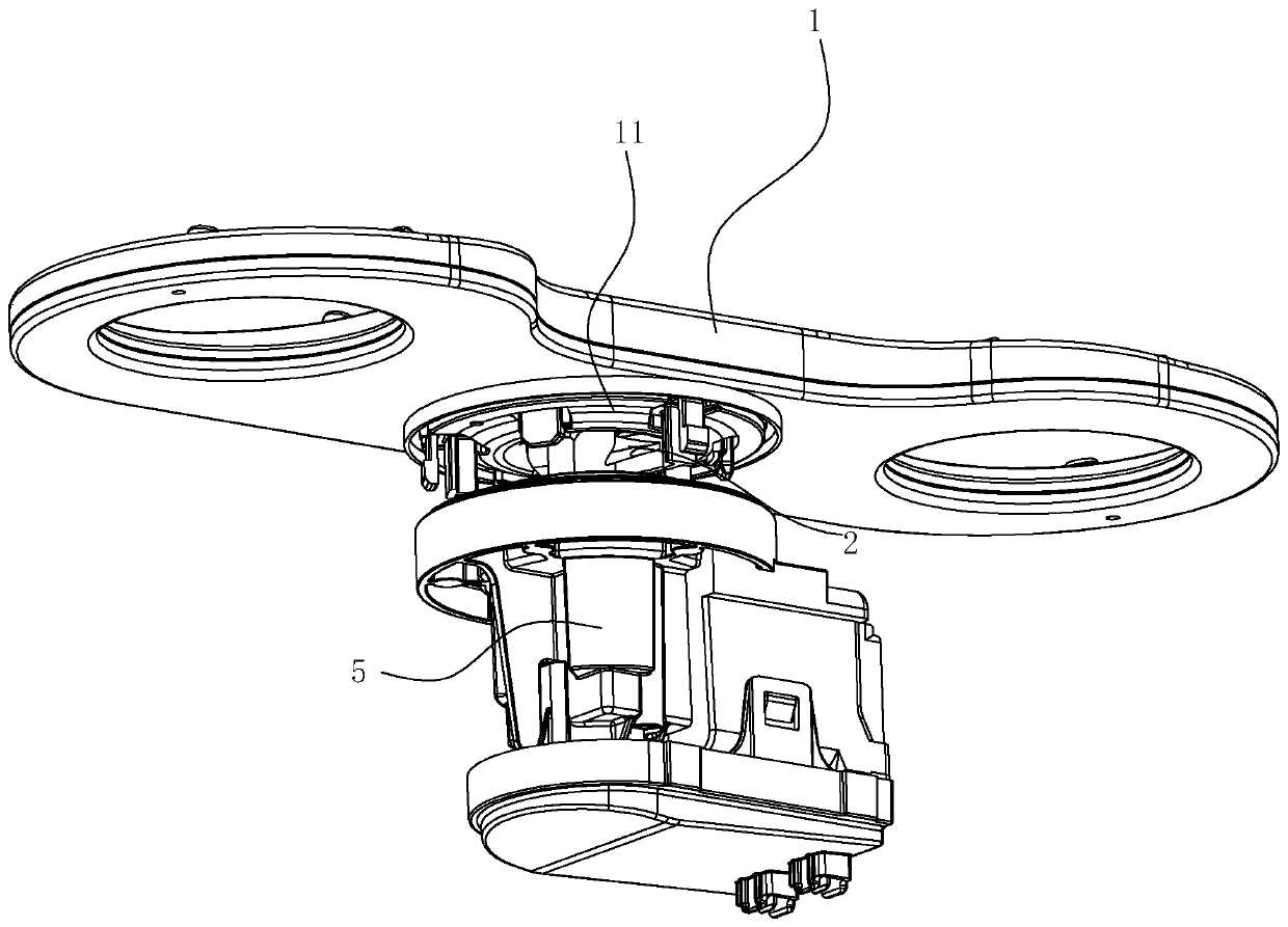 Semi-open type water pump and washing machine to which water pump is applied