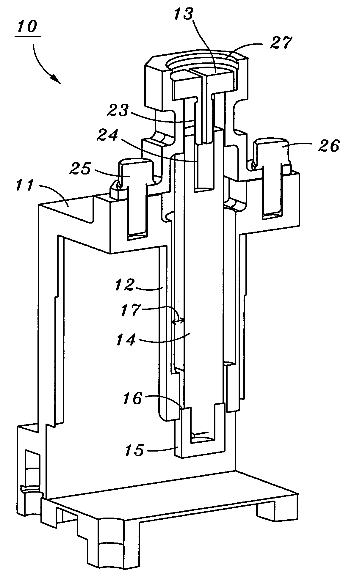 RF cavity resonator with low passive inter-modulation tuning element