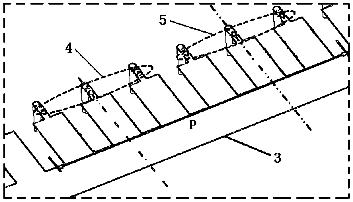 A transmission line and leaky wave antenna multiplexing device and beam scanning method thereof