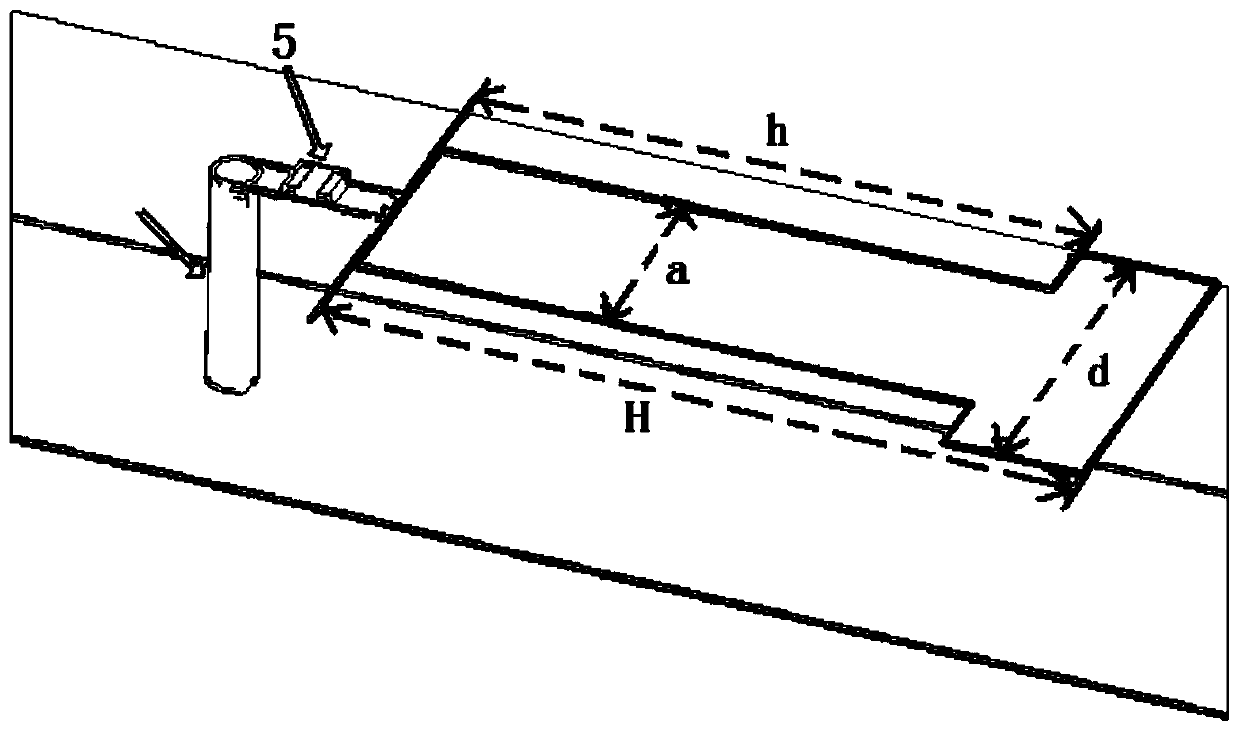 A transmission line and leaky wave antenna multiplexing device and beam scanning method thereof